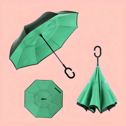 Double Layer Inverted Reversible Umbrella (Multicolor) Double Layer Inverted Reversible Umbrella (Multicolor)